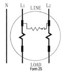 نوع سوکت کنتورهای برق مسکونی Bi-Directional LCD Prepayment Meters