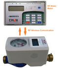 صفحه نمایش ال سی دی متر آب بی سیم، باتری رانده متر پیش پرداخت آب تقسیم CIU RF ارتباطات