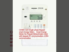 CA168-CS23 یک فاز کیبورد هوشمند انرژی متر، Smart Energy Meter، Sts Prepaid Meter، متر ساده با کیبورد، ارتباطات RF، ارتباطات LORA