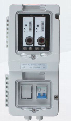2 موقعیت دیوار متصل جعبه اندازه گیری الکتریکی / جعبه متر برق خارجی