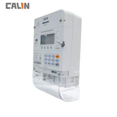 کنتورهای برق پیش پرداخت IP54 تک فاز RF PLC GPRS ارتباط